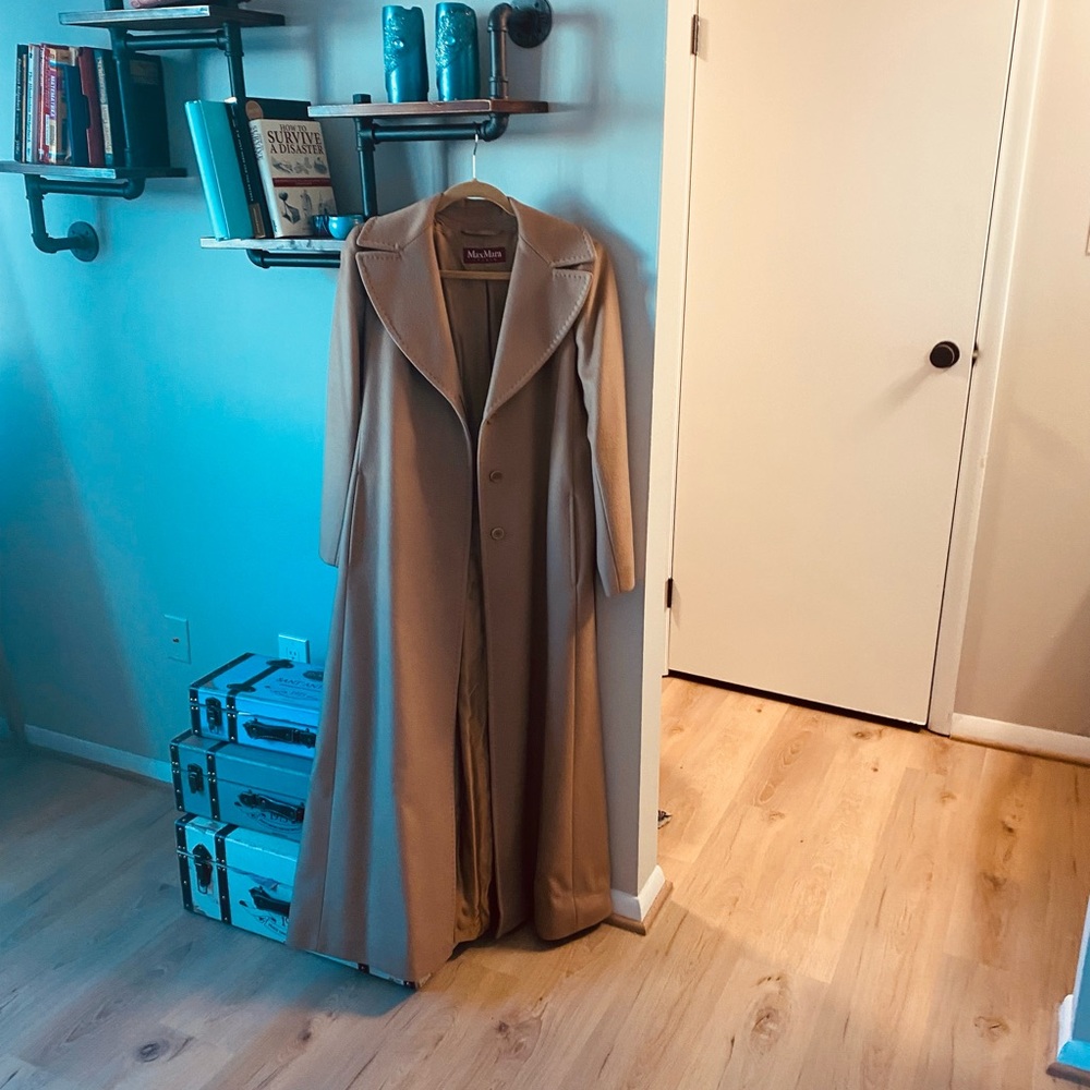 MaxMara Tan Long Coat